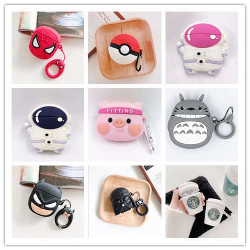 Silicone Bluetooth Protective Case for i9s/i10/i11/i12/Macaron/Domestic Earphones, Cute and Drop-Proof