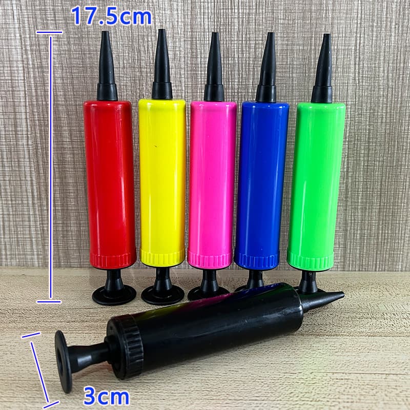 Balloon inflator, inflatable toy mini push inflator, swimming ring water float air pump wholesale