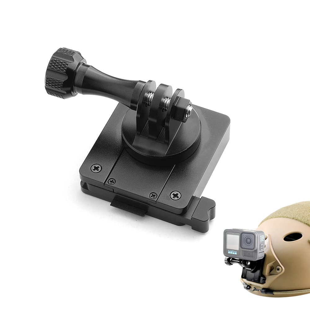 Compatible with Xiaoyi, GoPro, and Cuttlefish Quick-Release Mount Bracket Fixed Base NVG Tactical Helmet Base Camera Accessories In Stock