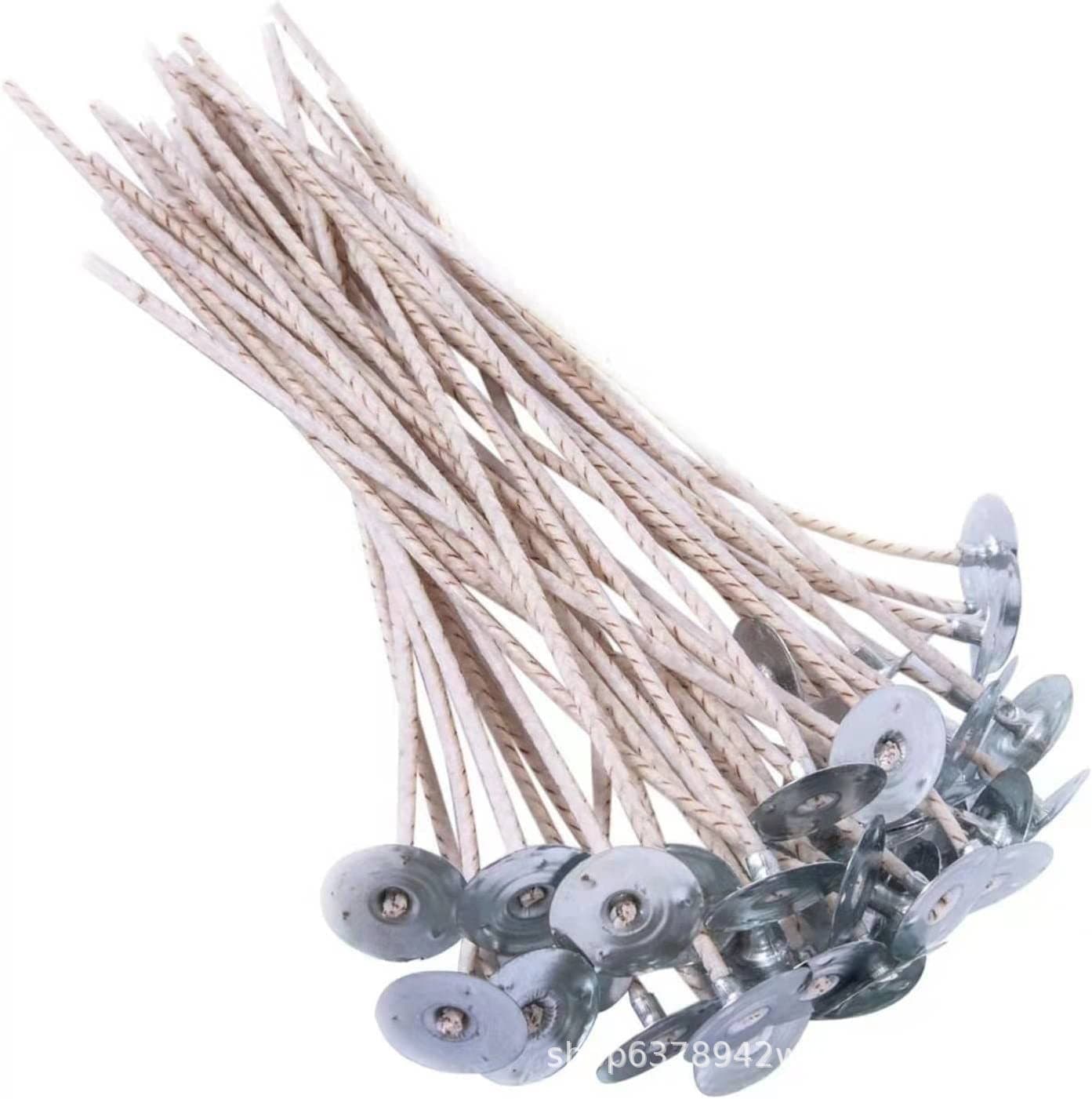 40-strand Waxed DIY Scented Candle Wick for Candle Making, Soy Wax Cup Candle Wick Material, Braided Wick