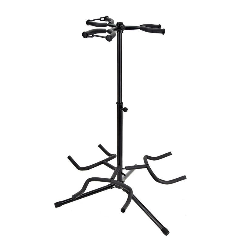 Vertical Guitar Stand Holds 3 Acoustic/Classical Guitars Three-Headed Guitar Rack Instrument Accessories Parts