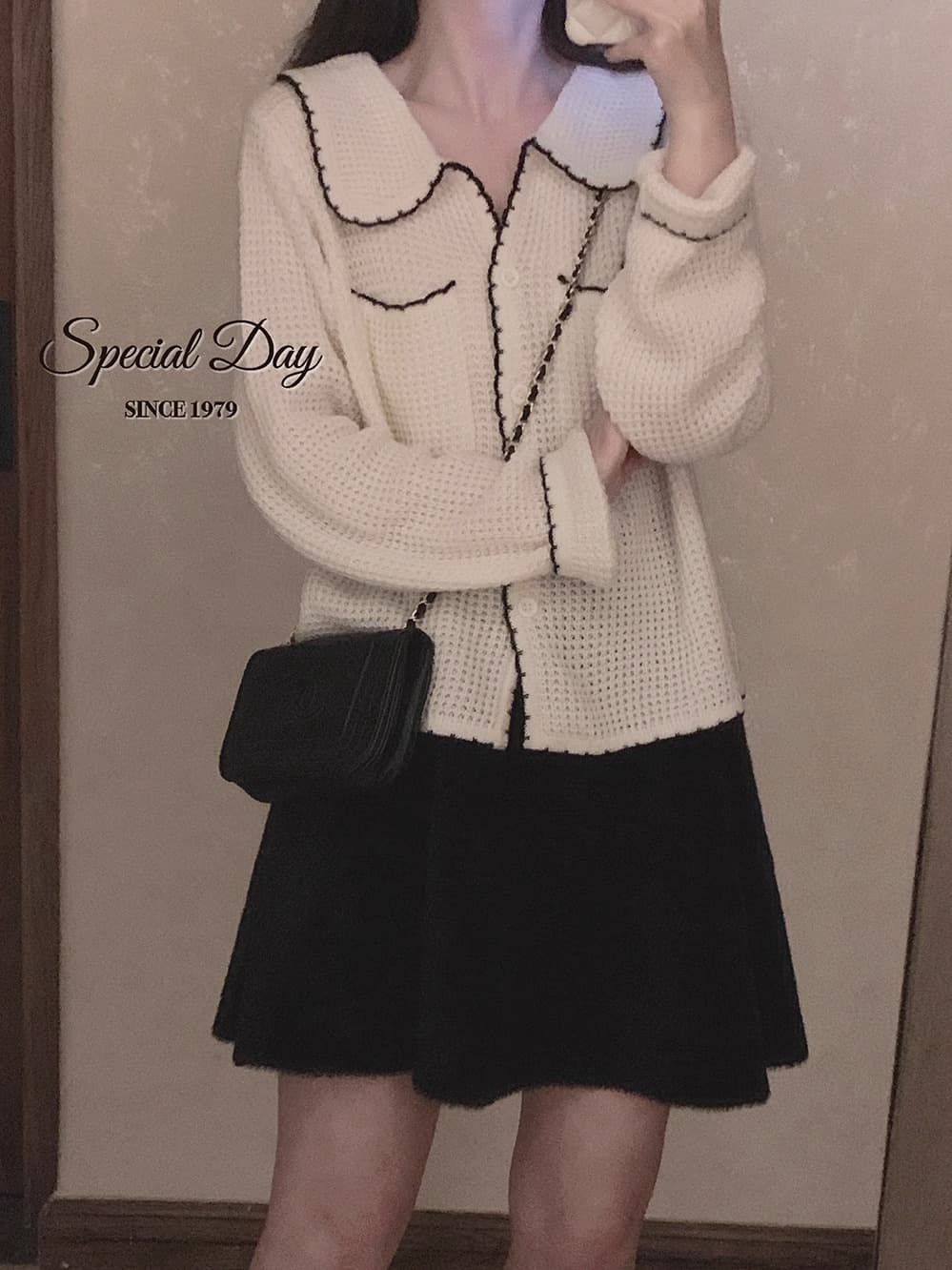 Tmall Douyin Quality Fluffy Solid Color Autumn/Winter Versatile A-Line High-Waist Skirt White Pleated Skirt
