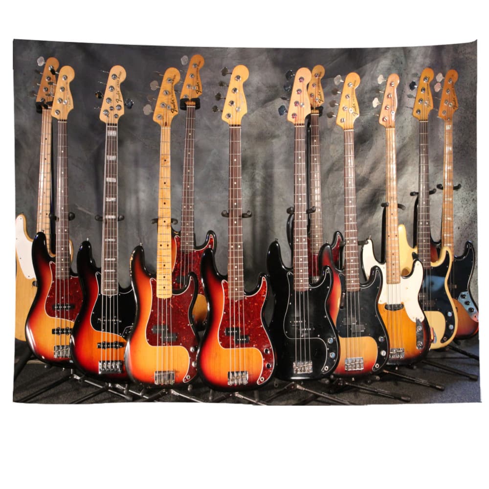 Hot Selling New Printed Tapestry for Musical Instruments, Creative Home Fabric Wall Hanging, Polyester Background Wall Art