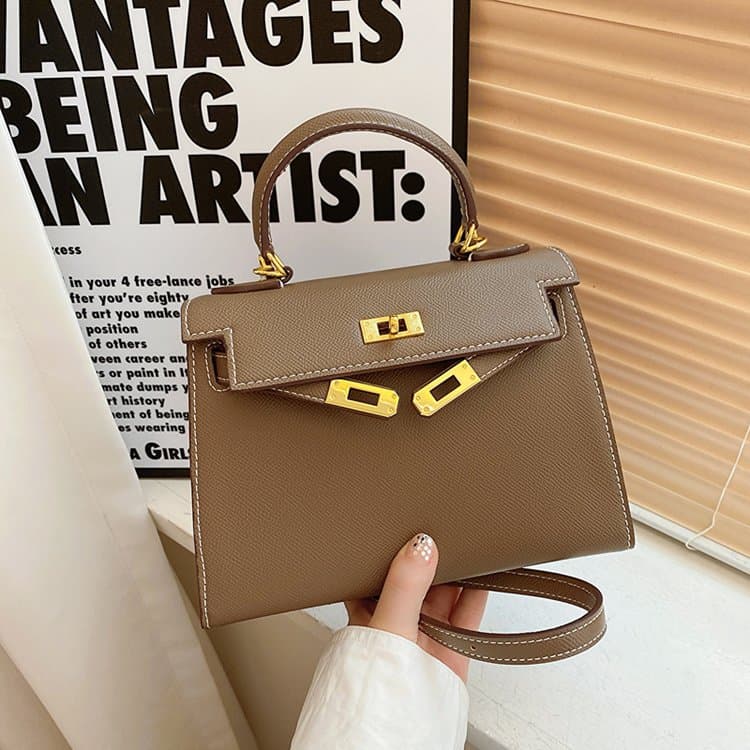 Cross-Border Foreign Trade Women's Bags 2025 New Kelly Bag Fashion Large Capacity Handbag Shoulder Crossbody Bag Wholesale
