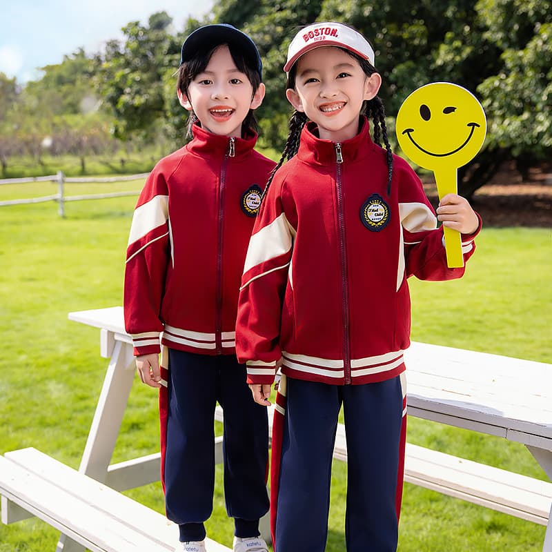 "Fei Tong Erxi" primary school student class uniforms spring, summer, autumn and winter school uniforms, jackets, kindergarten uniforms, seven-piece set for the whole year