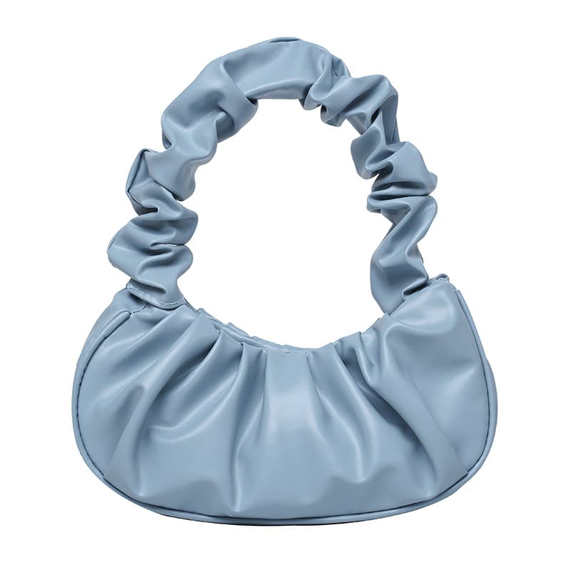 Factory Wholesale Fashion Ruched Cloud Bag 2025 New Spring Summer Korean Style Shoulder Bag Influencer Handbag Underarm Bag