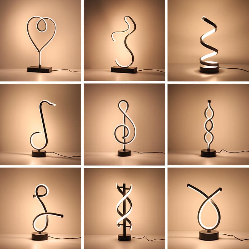 LED Bar Table Lamp USB Plug-in Ambient Light Decorative Atmosphere Light Night Light Desktop Creative Light Bar Table Lamp