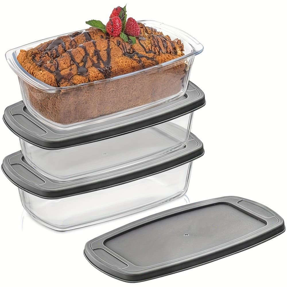 Rectangular bread loaf pan for toast, light cheesecake, baking mold, dedicated heat-resistant glass for yogurt cheesecake