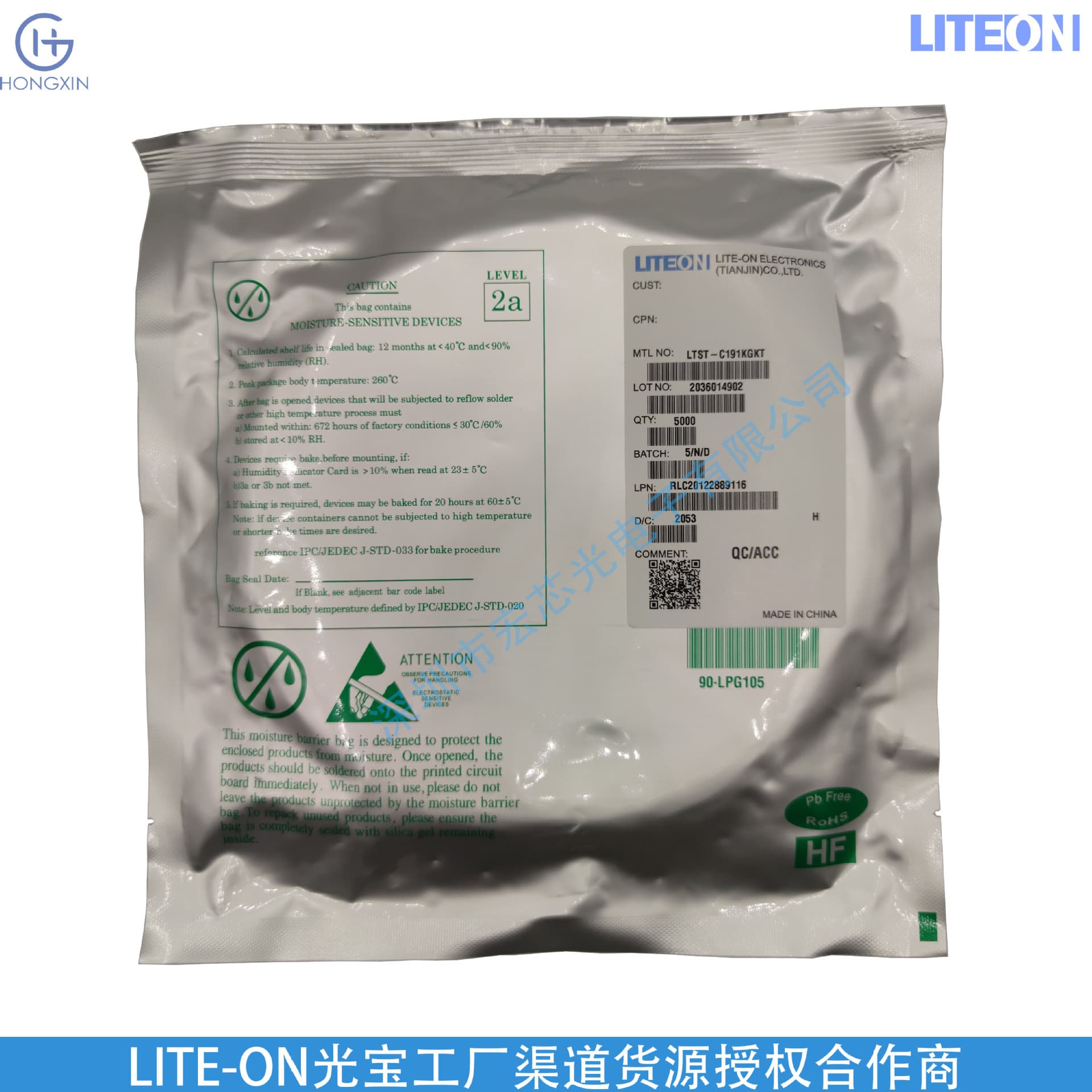Monochrome LED Green Clear 571nm LTST-C191KGKT Operating voltage 2V Cut Tape