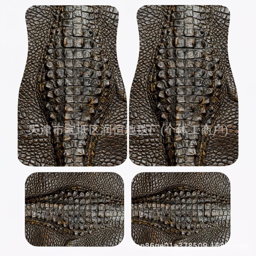 Cross-border Amazon Car Floor Mats Crystal Velvet Foot Mats Non-slip Dirt-resistant Wear-resistant Easy to Clean Car-specific Floor Mats