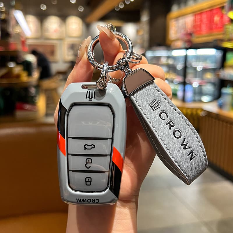 Suitable for Toyota Crown key cover 2024 Crown land release 12th and 14th generations Crown Wilfa remote control shell buckle