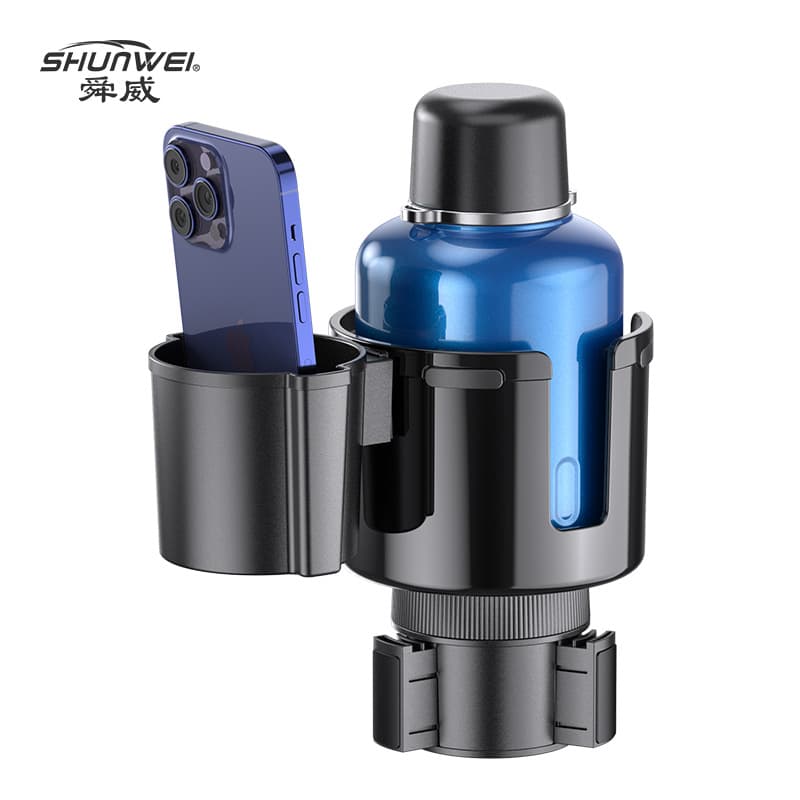 New Cross-Border Car Cup Holder Expander Large Slot Cup Holder Organizer Car Beverage Holder