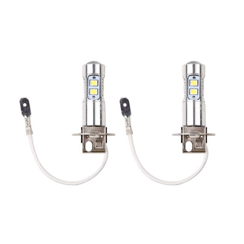 Car Fog Light H1 10SMD 2835 LED Fog Light H3 50W 3030 Front Fog Light 880 881 Anti-Fog Light