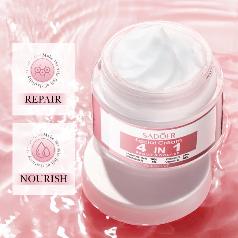 SADOER 4-in-1 Firming Filling High Moisturizing Face Cream Nourishing and Smoothing Skin Face Cream Cross-border Trade Wholesale