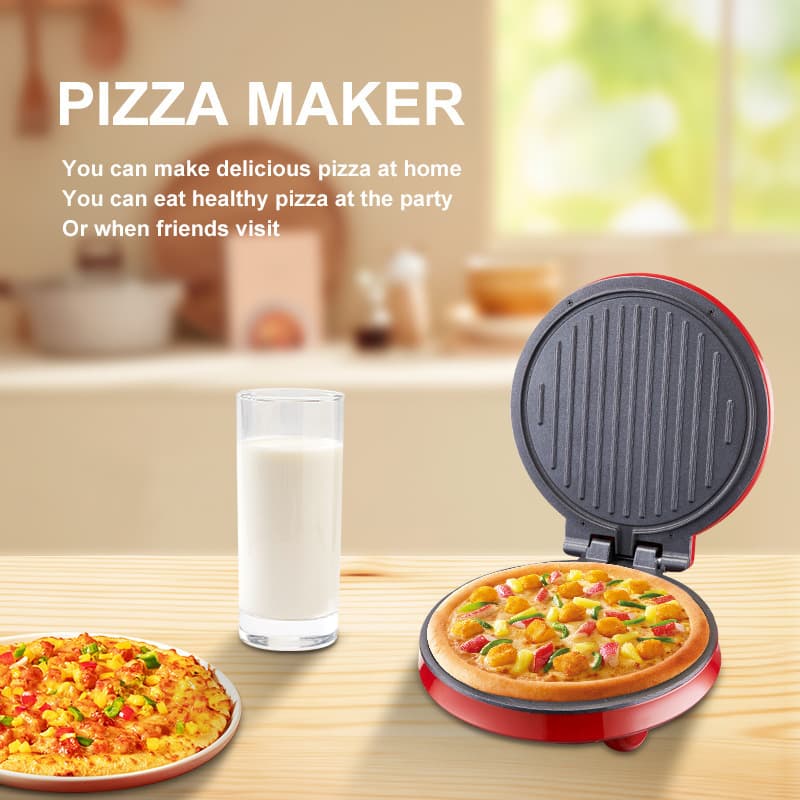 Foreign trade 08013 pizza electromechanical pancake pan non-stick heating grill machine sandwich crepe sokany