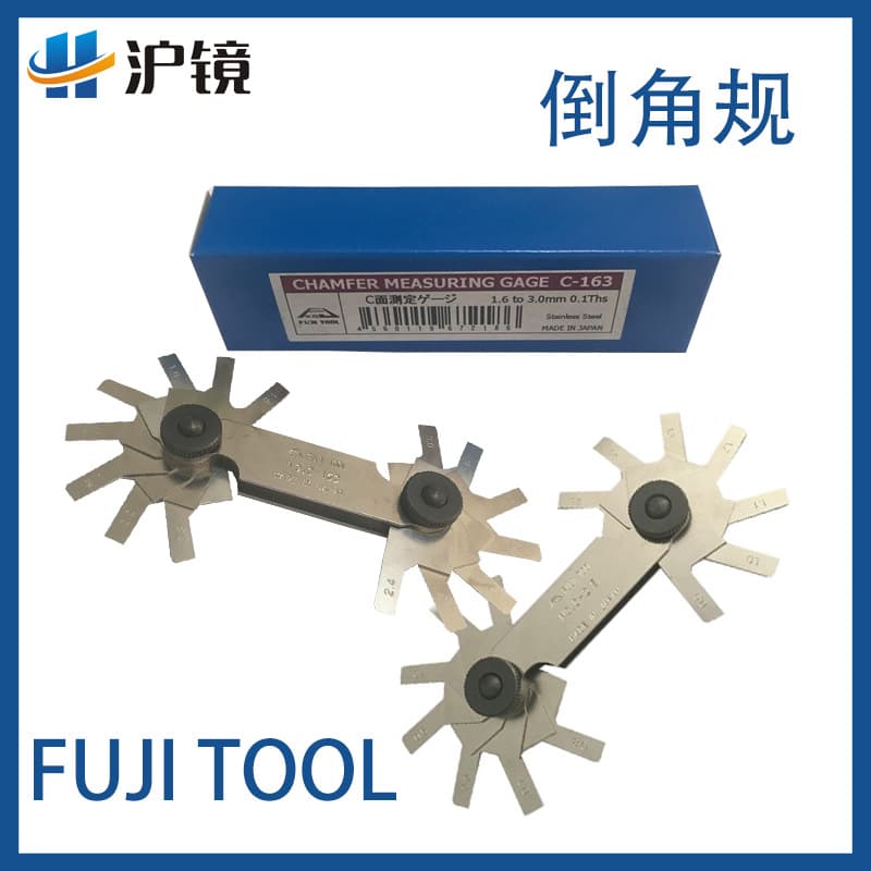 Genuine FUJI TOOL Stainless Steel C Chamfer Gauge C-5 Chamfer Gauge C-10 C-163 C-215
