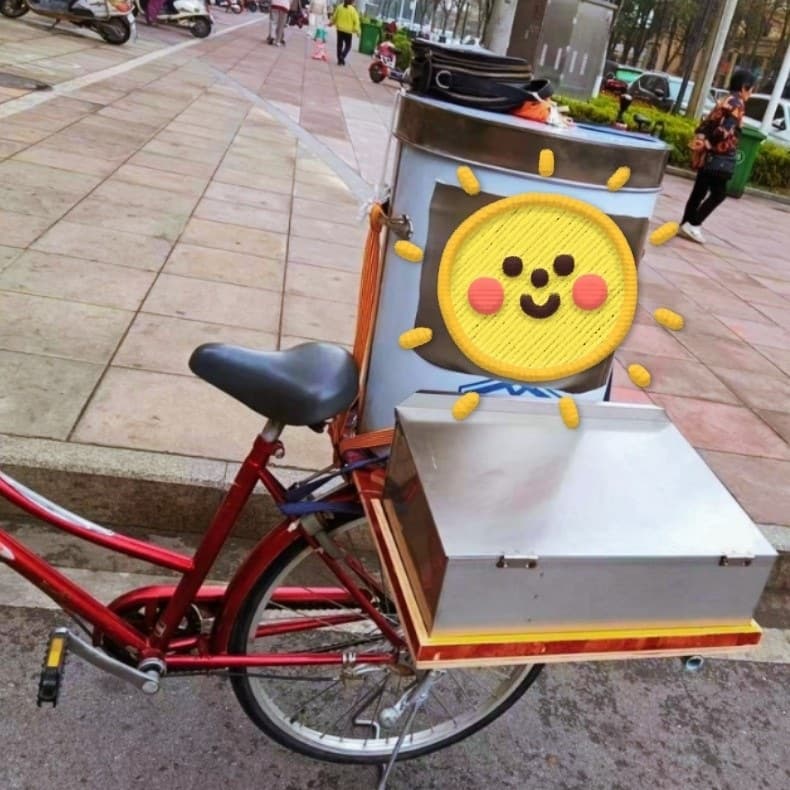 New stainless steel street stall electric mochi machine, sesame cake machine, hand-crank mochi machine, mochi machine, mochi bucket manufacturer