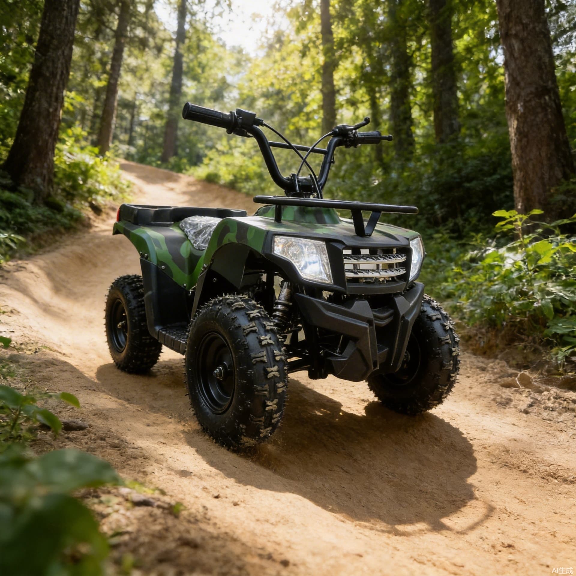 Cross-border Little Warrior 49cc Kids Beach Buggy Mini Two-Stroke Four-Wheel Off-Road All-Terrain ATV Motorcycle