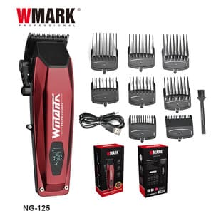 WMARK Hair Clipper Electric Trimmer Oil Head Hair Clipper Hot Selling Rechargeable Hair Cutting Salon Cross-Border NG-125