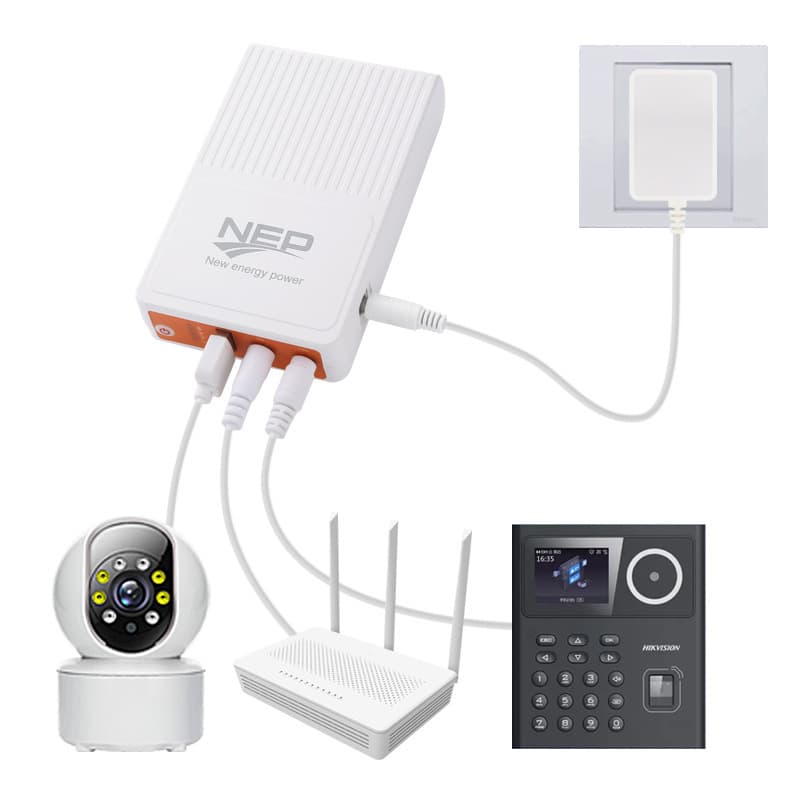 Mini DC 12V/9V/5V router, mini UPS, uninterruptible power supply, optical modem, portable backup power.