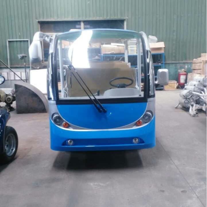 Classic Style Battery Sightseeing Car 14-Seat Electric Sightseeing Vehicle Open-Side Electric Car Tour Sightseeing Vehicle