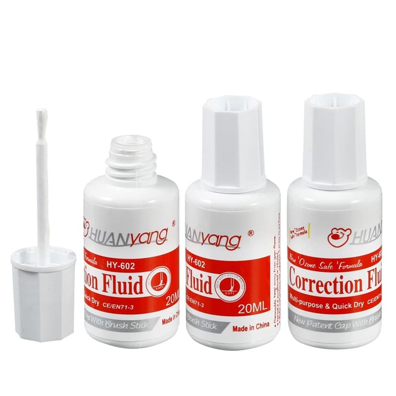 20ml Correction Fluid Suitable for Stone, Woodworking, Metal, Leather, Diamond Processing, Construction Site Marking, Quick-Drying Liquid