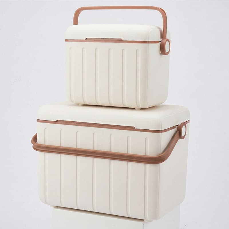 6L/18L Set Cooler Box Outdoor Portable Ice Cube Stall Camping Cooler Box Food Drink Festival Gift