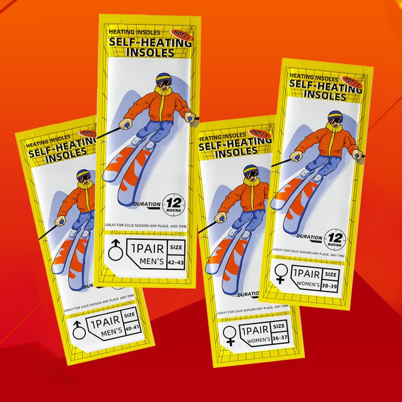 Self-heating insoles, cross-border export, men's and women's styles.