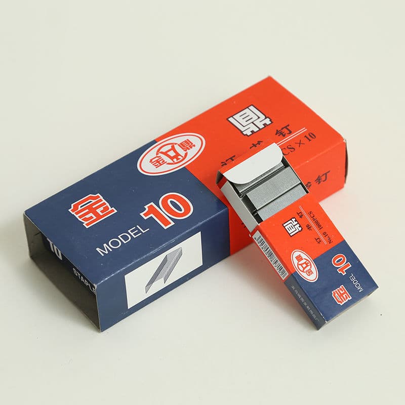 Jinding Ultra-Hard No. 12 Staples, 24/6 General Staples, No. 10 Staples, Standard Stapler Pins