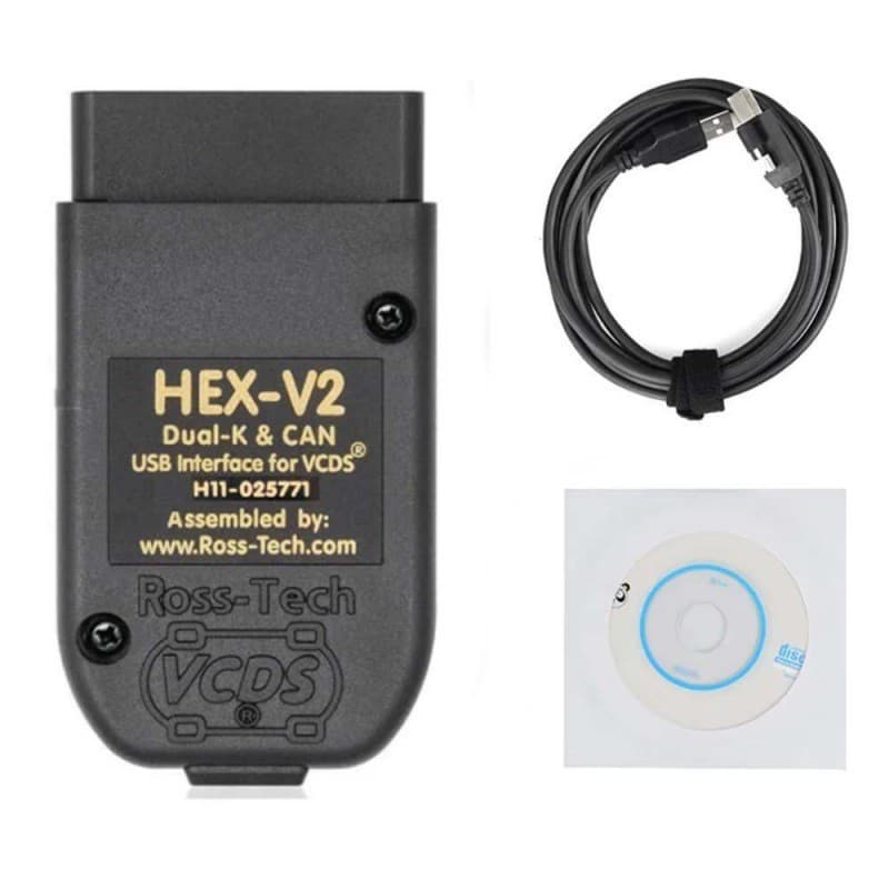 HEX V2 VAG VCDS 25.3 ATMEGA162 FT232 5053 Multilingual Automotive Tester