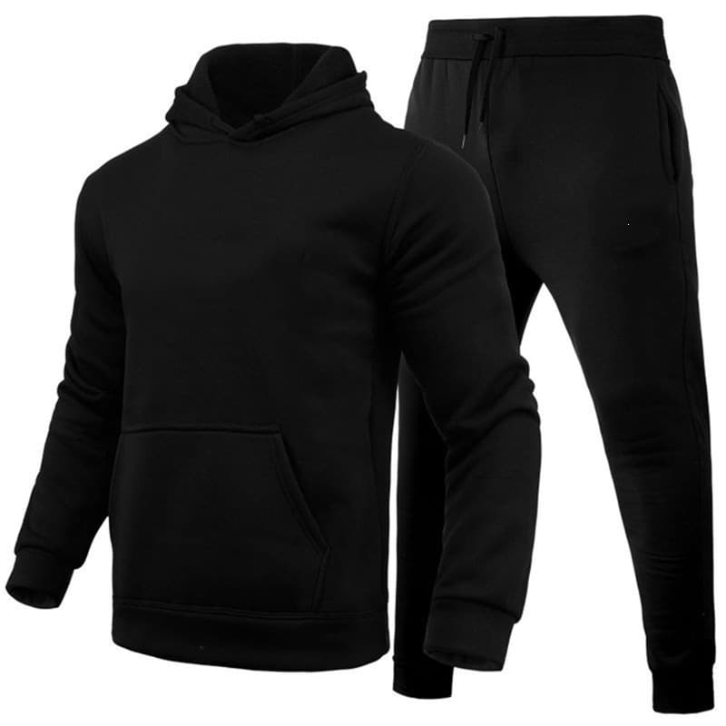 2024 Spring New Plus Size Factory Wholesale Solid Color Sweatshirt Set Men's and Women's Streetwear Loose Fit Set
