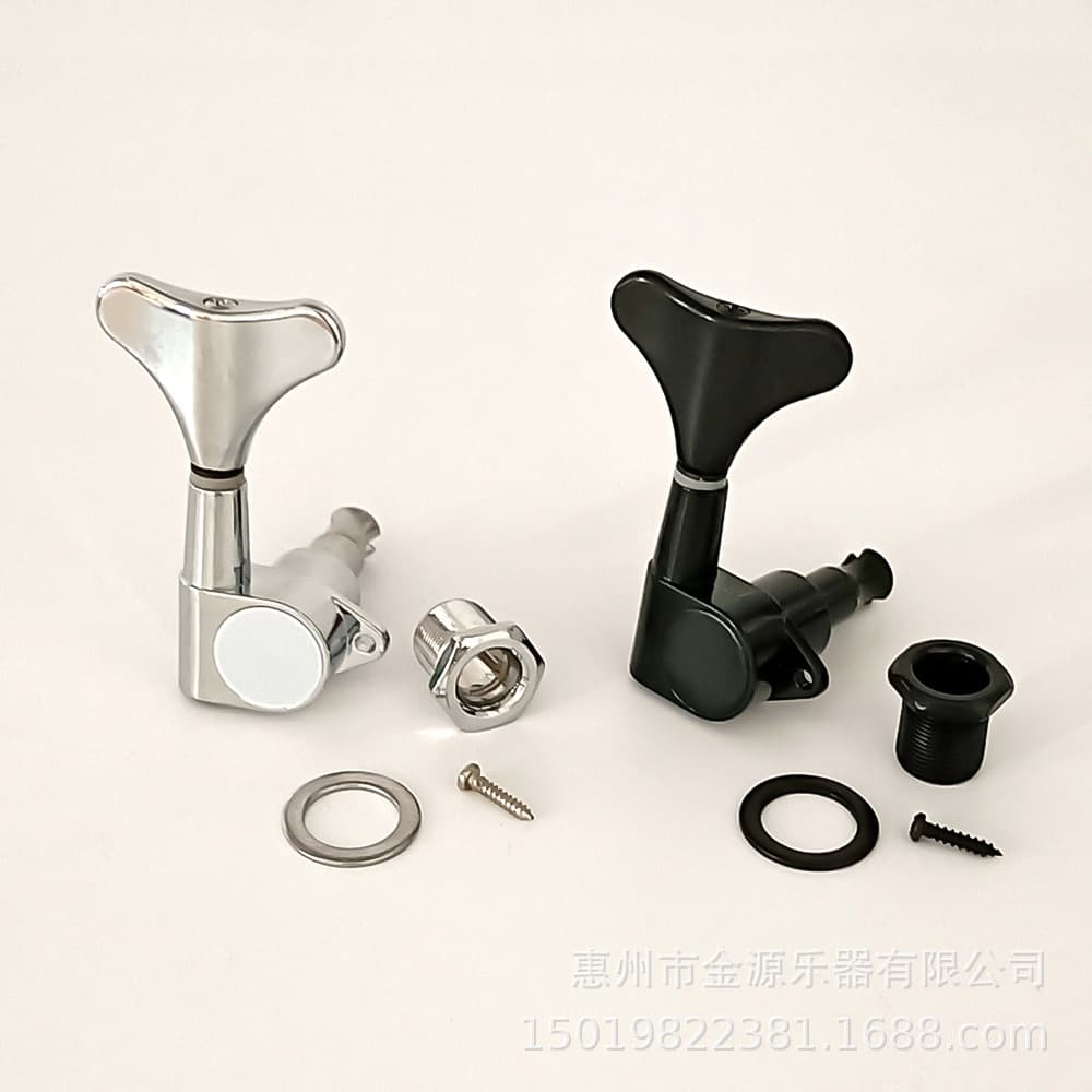 Electric Bass Sealed Tuning Pegs Fish Tail BASS Guitar String Pegs Tuning Knobs String Winder String Pegs