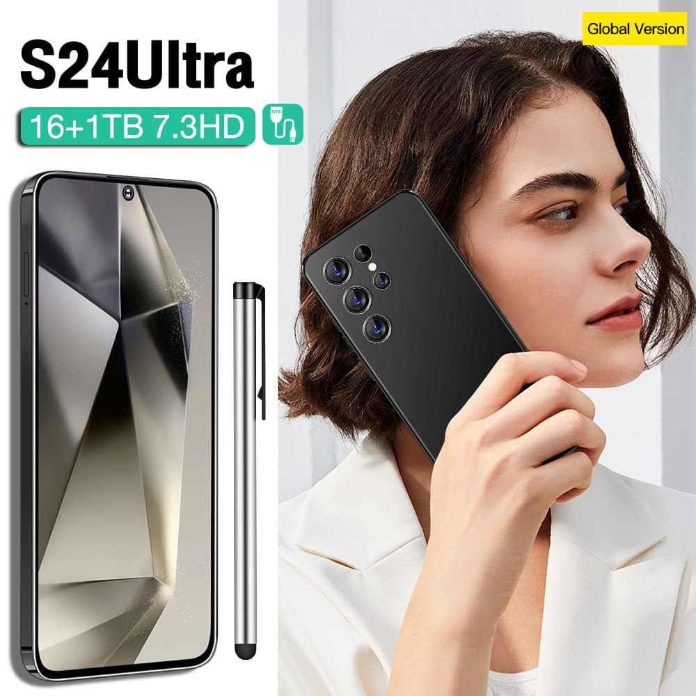 S24Ultra cross-border popular spot 6.8-inch HD 2+16 Android 3G smartphone foreign trade OTG dropshipping