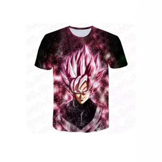 Anime Dragon Ball Sun Wukong 3D printed children's T-shirt summer fashion casual T-shirt boys and girls heterosexual children's clothing T-shirt