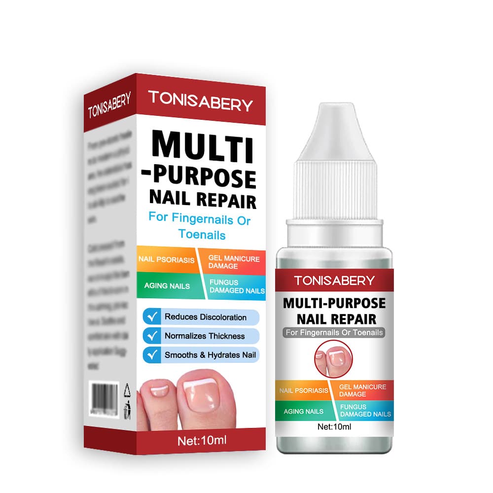 Cross-border 10ml Gray Nail Repair Antibacterial Nail Solution