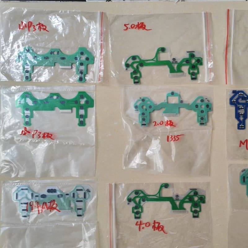 PS4 Controller Conductive Film, PS4 PRO Controller Conductive Rubber Pad, PS3 PS2 Repair Parts Multiple Models