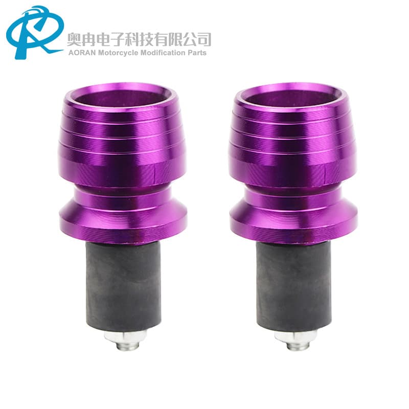 Motorcycle Modification Accessories Small Wine Glass Handlebar End Caps Aluminum Alloy Handlebar Plugs Anti-Fall Grips Balance Weights Universal