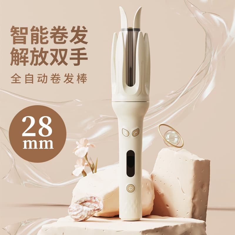 Cross-border Automatic Curling Iron Negative Ion Large Wave Electric Curling Wand Long-lasting Styling Adjustable Curling Tool Straightening Comb