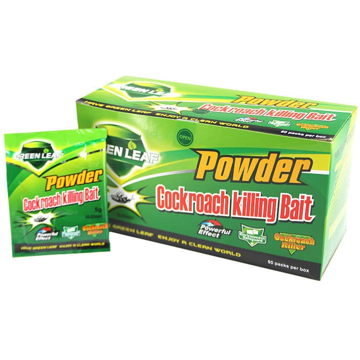 Green Leaf Cockroach Killer Ant Killer Ant Bait Powder Strong Insecticide Powder English Version Ant Killer Cockroach Killer Dahao Wuling