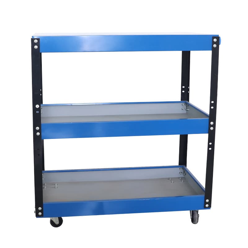Thickened three-layer auto repair tool cart, mobile repair tool cabinet, toolbox, parts cart manufacturer