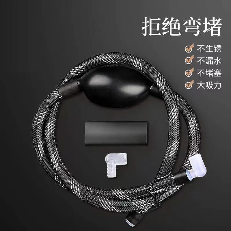 Tea tray drain pipe with absorbent ball, tea table/tea stand drain hose, antifreeze and anti-mildew tea brewing set drain pipe