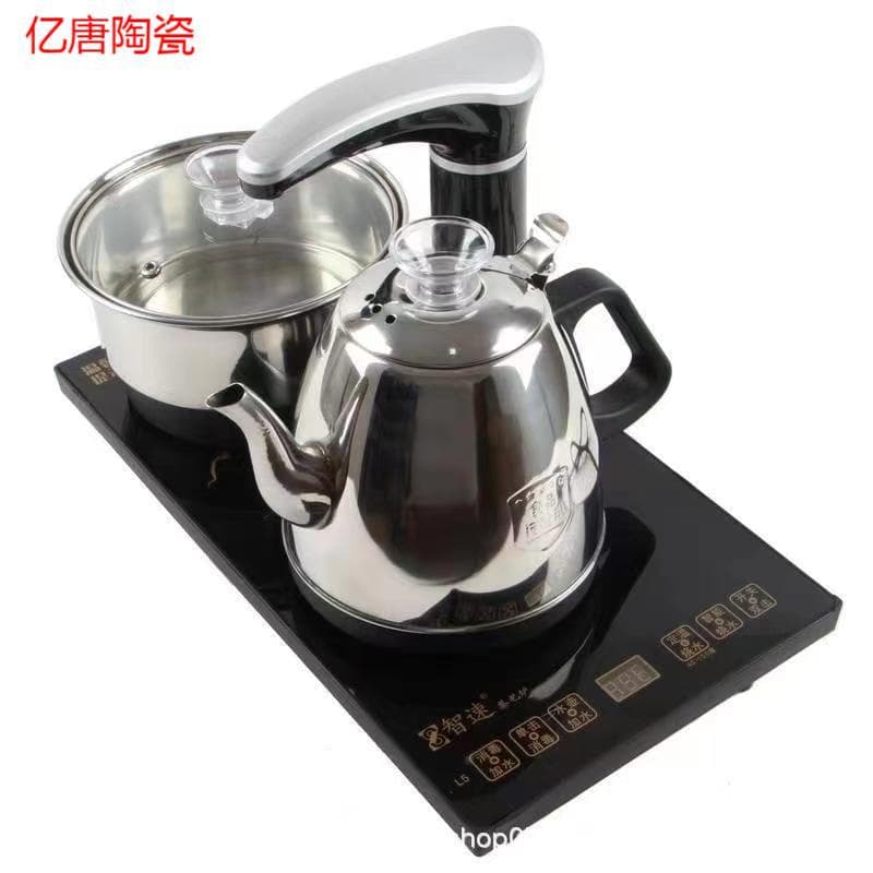 Yitang Smart Electric Tea Stove, Fully Automatic Water Supply, Stainless Steel Tea Table, Kettle, Tea Set, Four-in-One Set, Sterilization Pot