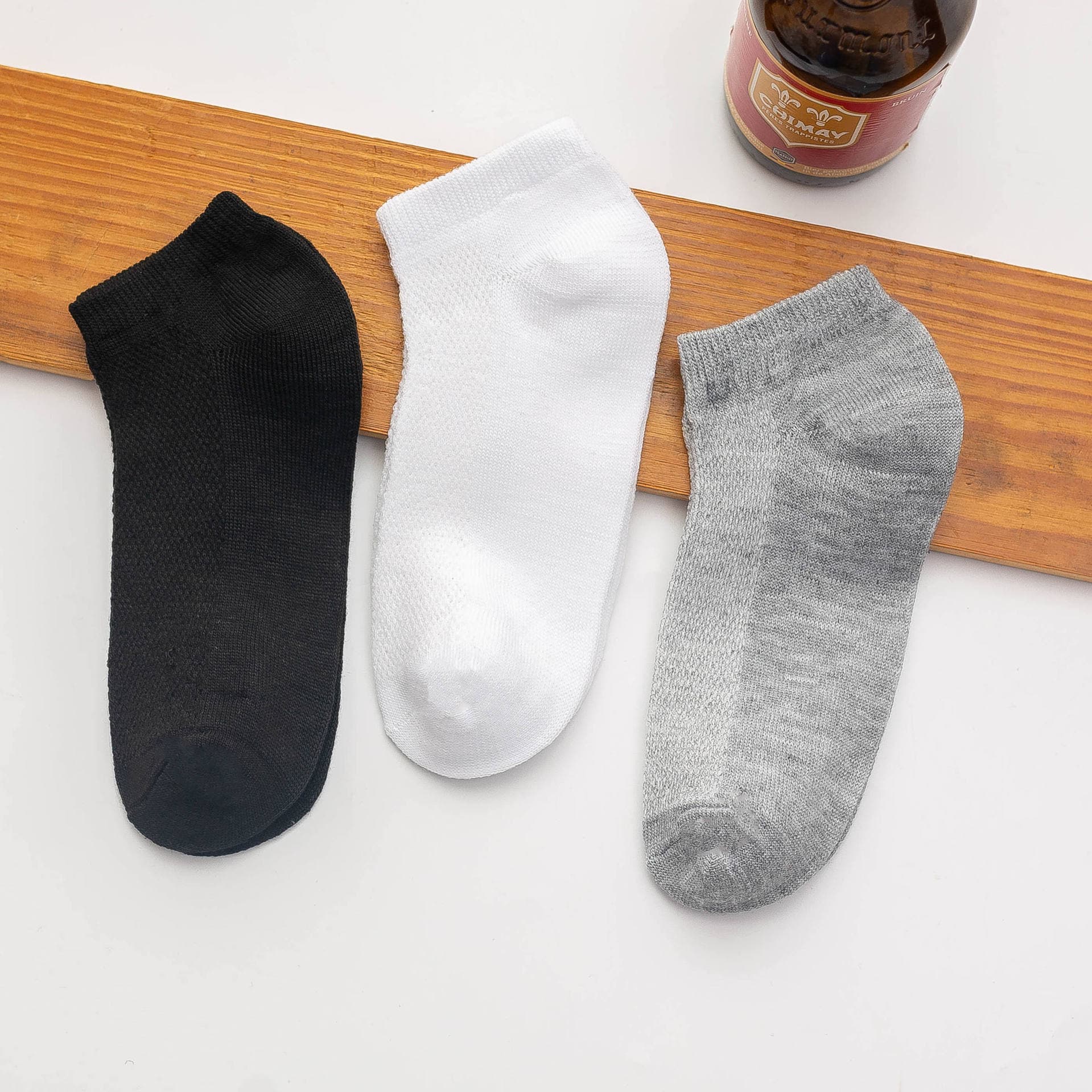 Men's Mesh Boat Socks Spring Thin Street Stall Boat Socks Cheap Cotton Sports Leisure For Men