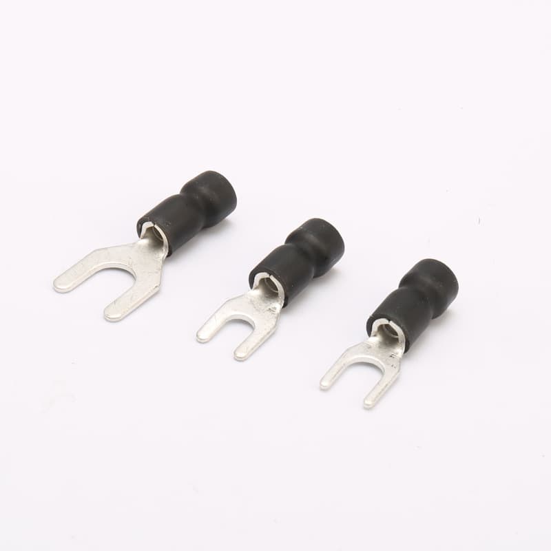 Easy-Entry Fork Pre-Insulated Terminal SV/SE1.25 2 3.5 Cold Crimp Wire Connector Y-Shape Copper Wire Lug