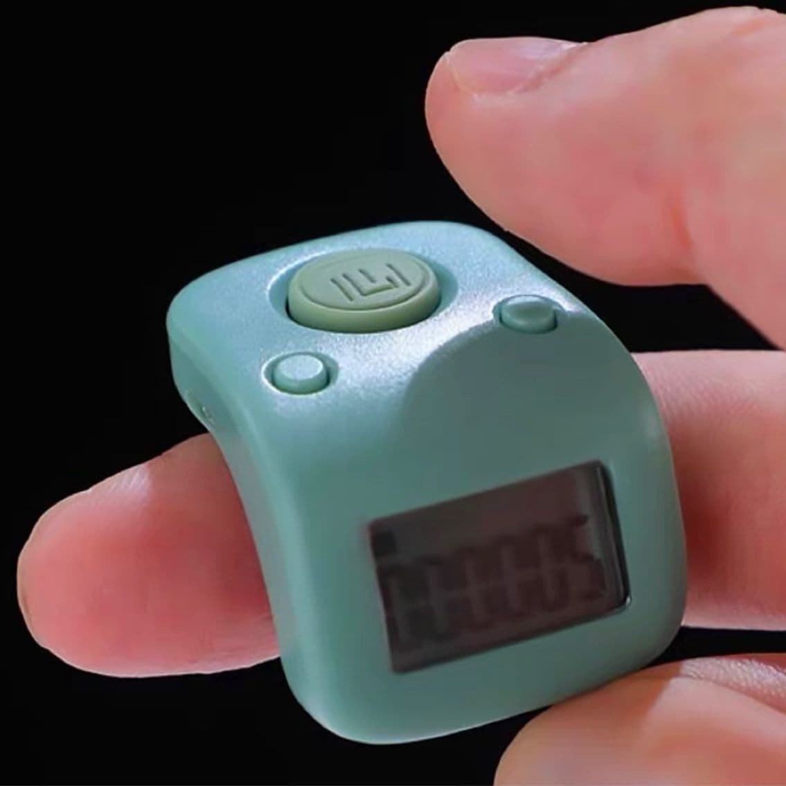 New Generation One-Heart Counter Manual Ring-Type Rechargeable Electronic Counter Glow-in-the-Dark Ring