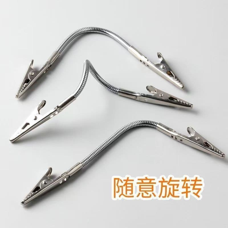 Direct from Manufacturer Model Painting Clip, Metal Alligator Clip with Rubber-coated Tips for Spray Painting, Military Figure Fixation
