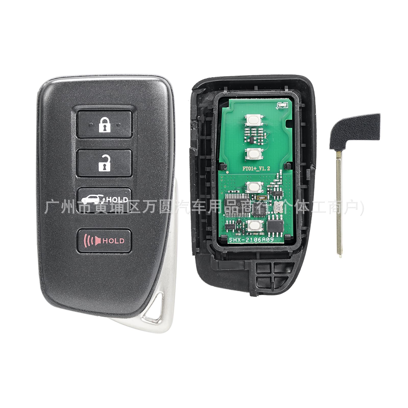 For Lexus 3+1 Button Smart Car Key 314.3MHz Frequency HYQ14FBB Board Number 0010 SUV Button