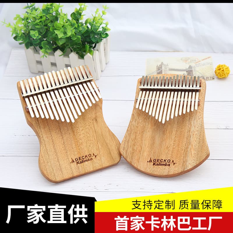 Gecko 217 Tone Finger Piano Kalimba Thumb Piano Beginner Portable Musical Instrument