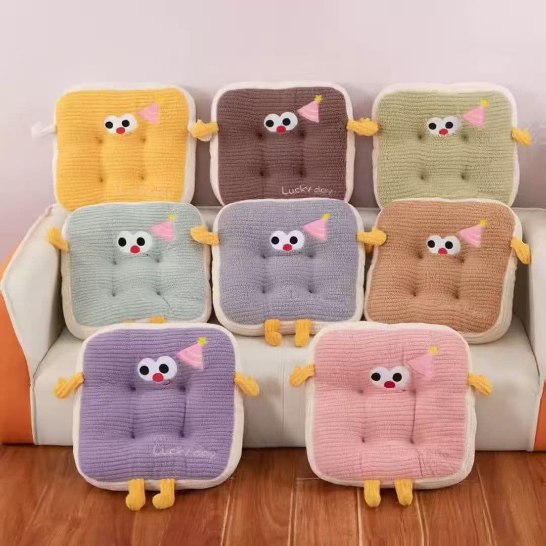 Cartoon Cookie Seat Cushion Chair Pad Dopamine Home Sofa Back Cushion Office Seat Cushion Floor Cushion Butt Pad