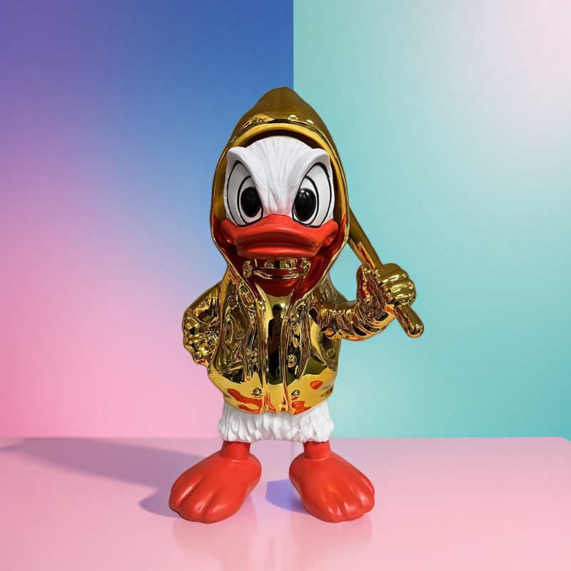 Desktop Donald Duck Ornament, Wall Cabinet, Wine Cabinet, Study Room Decoration, Housewarming Gift for Children, TV Cabinet, Home Kids' Room Decor